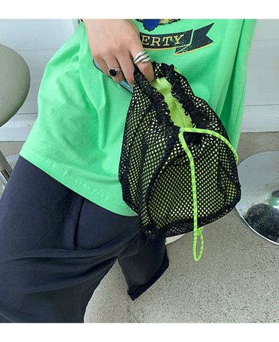 DOUBLE-SIDED MESH BAG