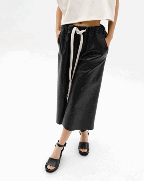 CULOTTES LEATHER PANTS