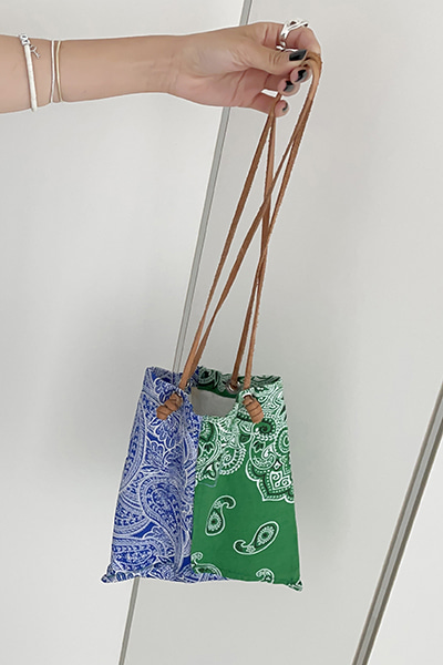 [Editk _ series 01] Green x blue bag